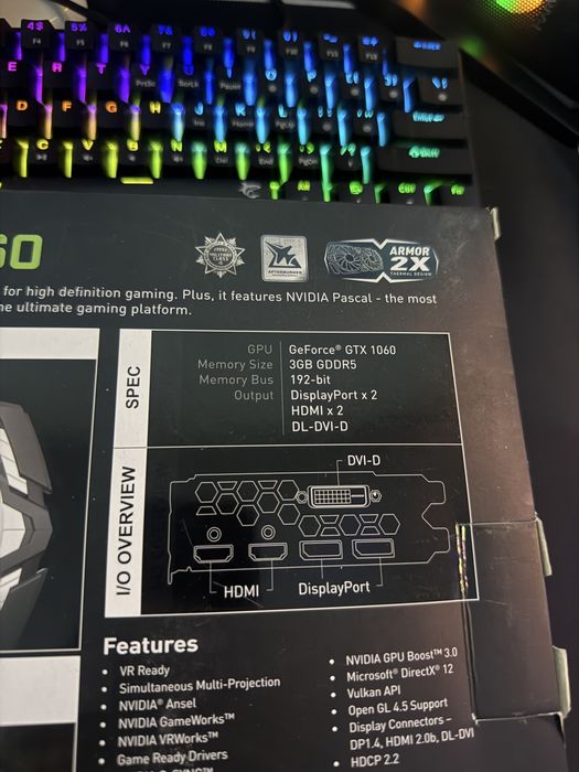 MSI 1060 3gb видеокарта