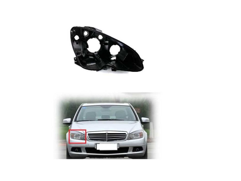 Корпус за фар на Mercedes C-Class W204