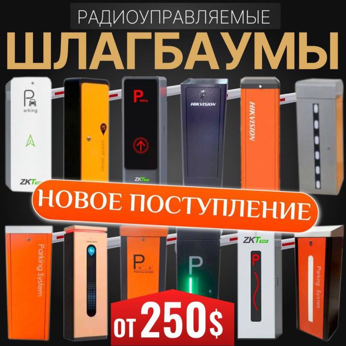 Новое поступление Автоматических ШЛАГБАУМОВ