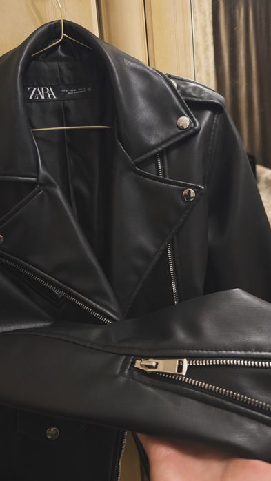 Кожаная куртка ZARA