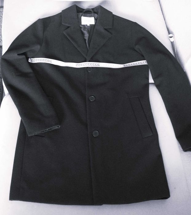 Преходно мъжко палто-JACK & JONES в черно