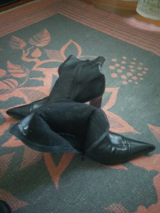 Полусапожки кожаные 39 р-р