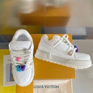 Adidasi Louis Vuitton Maxi White Premium.LV skate vitton trainer