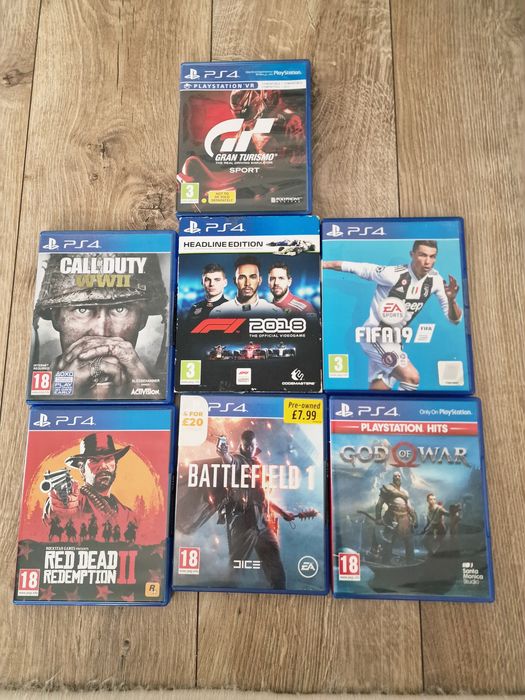 Sony Playstation 4 pro + 7 игри
