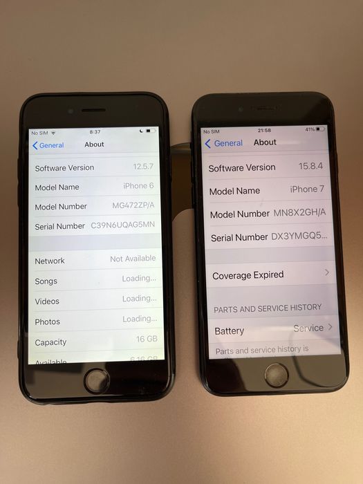 iPhone 6 - 16 gb u 7 - 32 gbв супер състояние . Имам и два 4 при желание