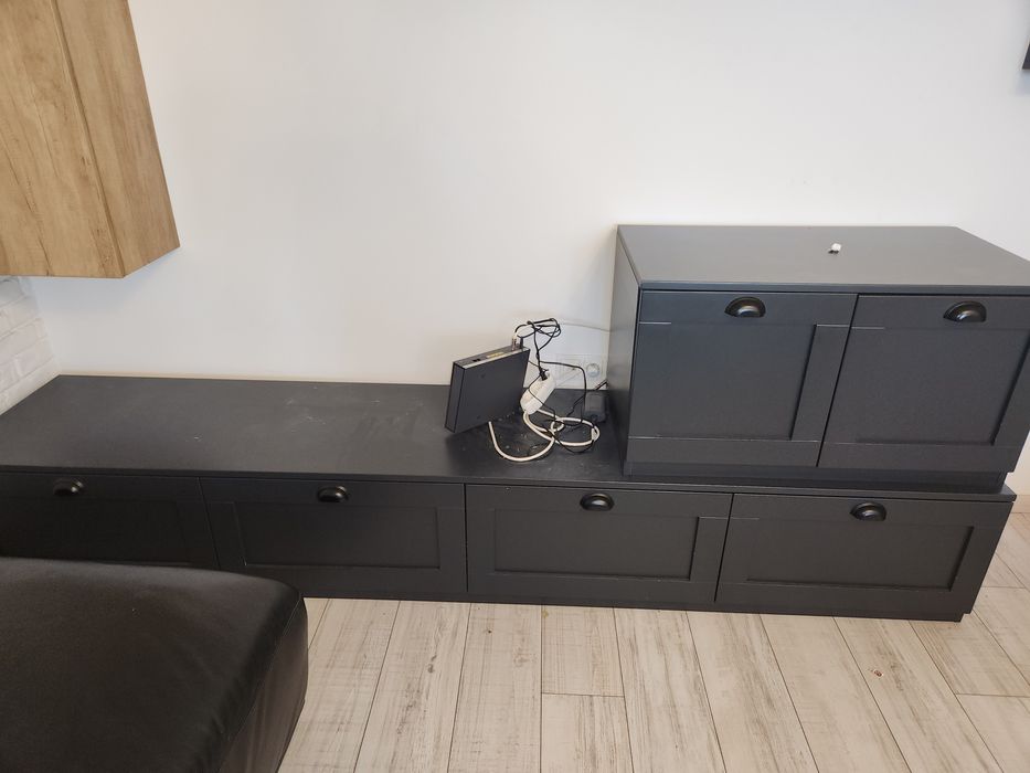 Corpuri mobilier 1mic +1 comoda negre (modulare) - Negociabil