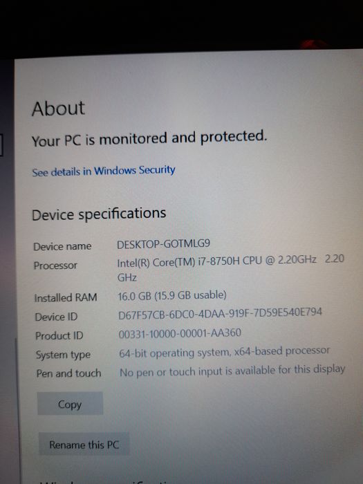 Laptop Asus Tuf gaming