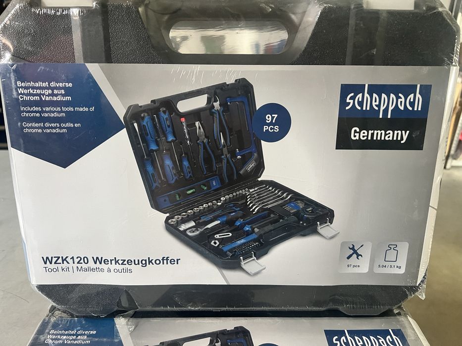 Комплект инструменти в куфар-тип Гедоре Scheppach -97 части