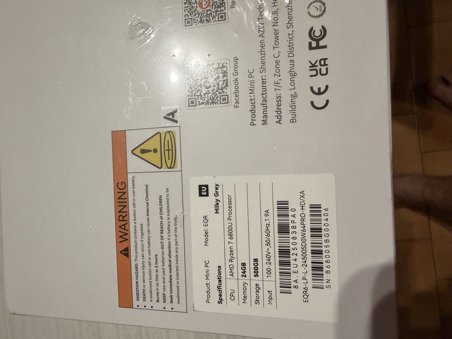 Mini Pc AMD Ryzen 7 6800u Processor