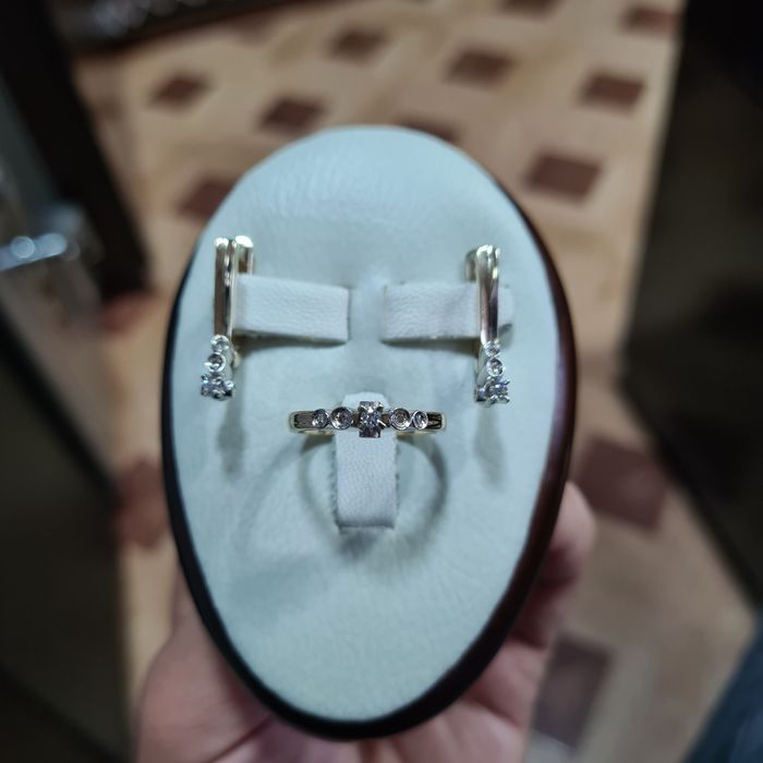 Комплект Золотой с Бриллиантами 585