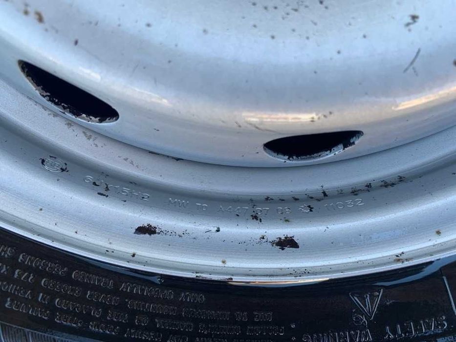 Резервна гума+Джанта 15" 5x118 за бус Ducato,Iveco Daily,Jumper,Boxer