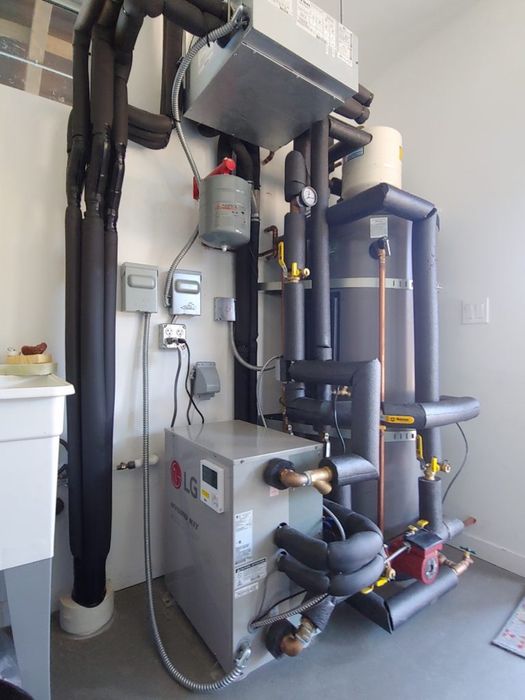 LG тепловой насос чиллеры и фанкойли