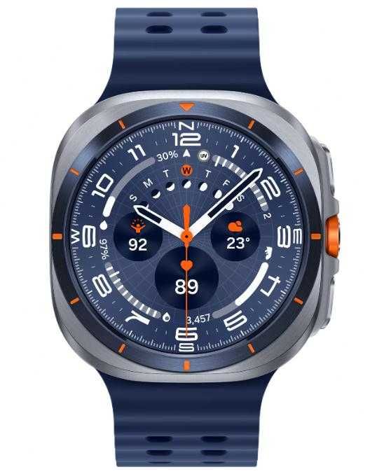Смарт часовник Samsung Galaxy Watch Ultra (2025), 47mm, LTE, Titanium Blue