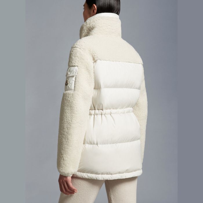 Geaca alba Moncler