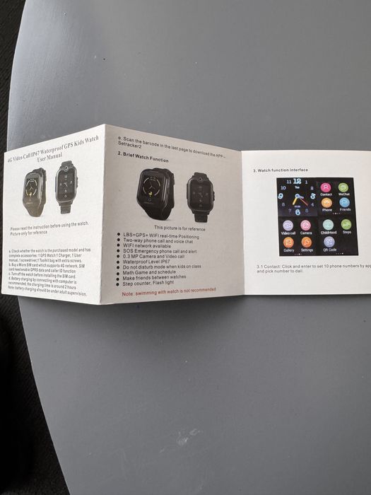 Ceas smart inteligent smartwatch telefon 4G copii cu cartela sim video call apel waterproof si functie GPS