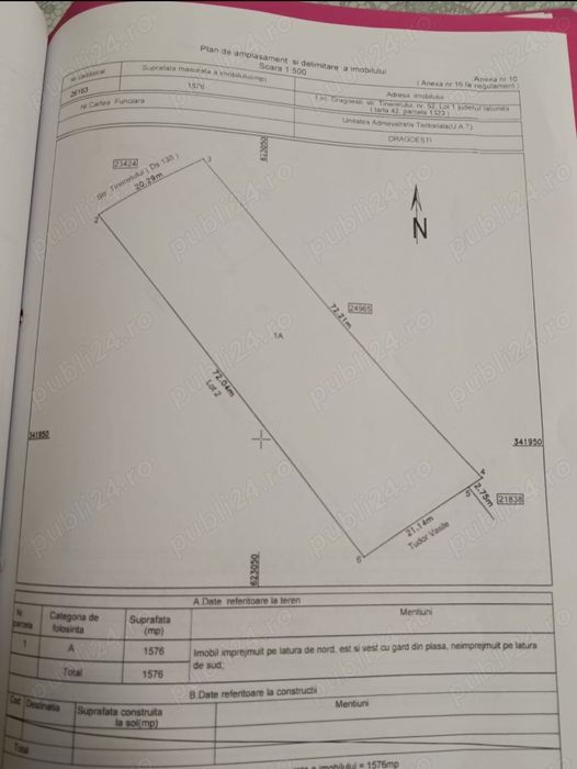 Teren intravilan Dragoesti