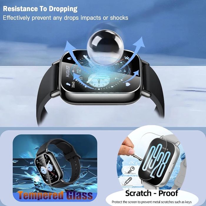 Xiaomi Redmi Watch 5 Lite / 5 Active / 9H Стъклен протектор за екран