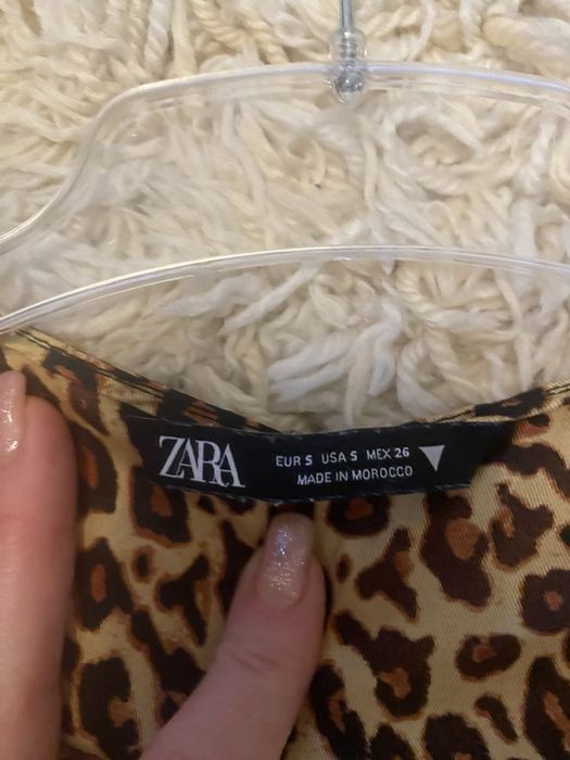 Rochie animal print zara