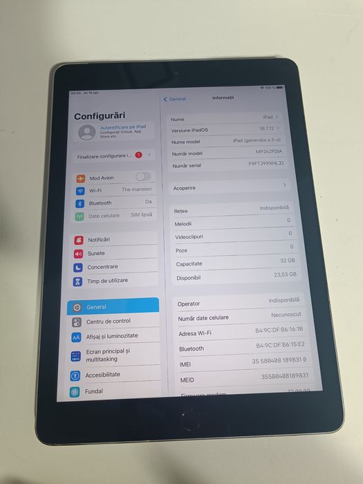 Apple IPad 5 32Gb cellular