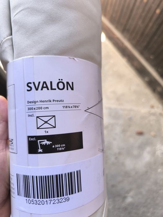 Резервни покривала за чадър Svalon от Икеа 300/200