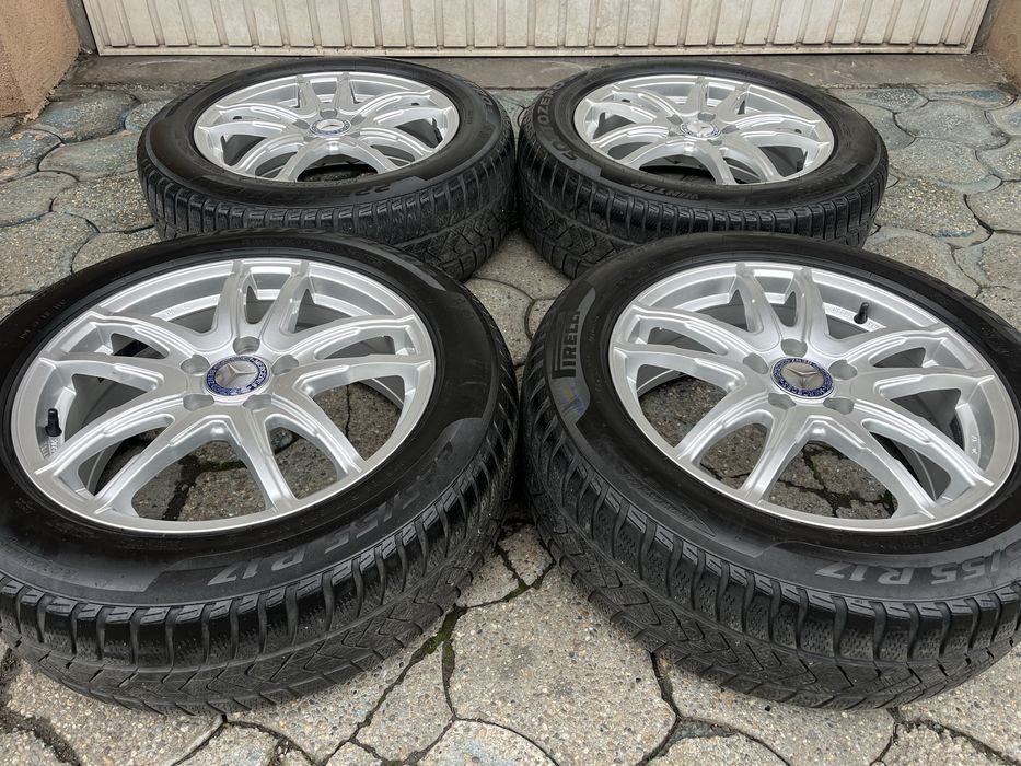 Jante 5x112mm, anvelope iarna 225/55 R17 Mecerdes Vito, Viano, V-Class