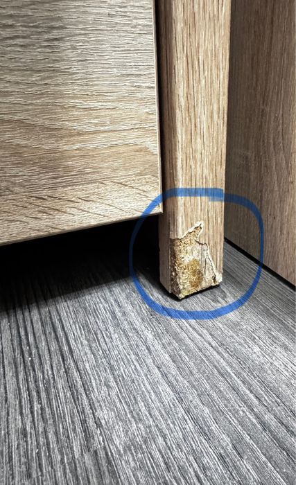 Шкаф витрина напольный