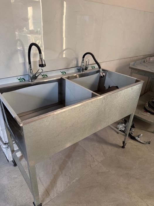 Мойка двойная для кафе