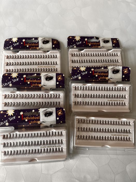 Ресницы накладные пучковые