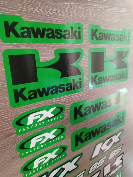Стикери Кавазаки Kawasaki KX 85 - 20бр. /лист А4/
