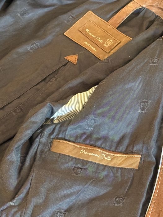 Geaca piele Massimo Dutti