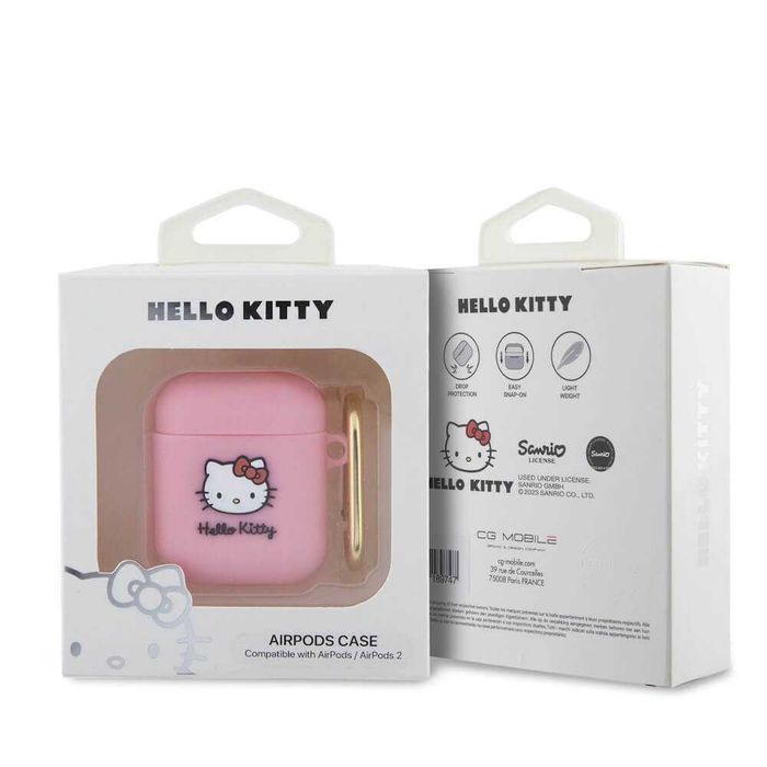 Силиконов гръб Hello Kitty Liquid за AirPods, AirPods Pro 2, AirPods 3