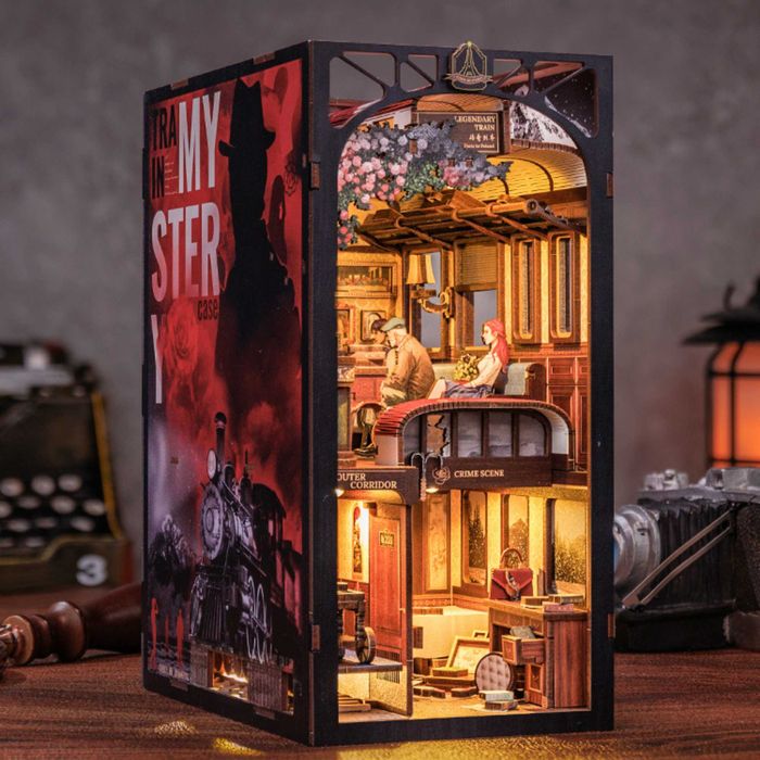 3D Пъзел, BOOK NOOK, Декорация на Библиотека, Разделител за Книги