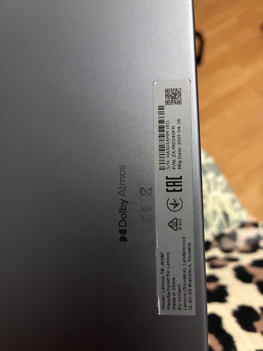 Lenovo Tab P11 128GB 4GB RAM