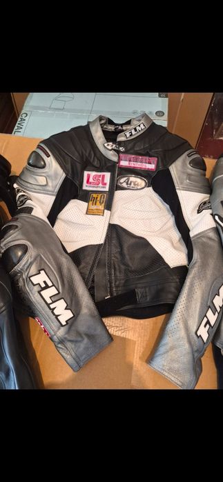 Costum moto FLM ca nou mărime 52!