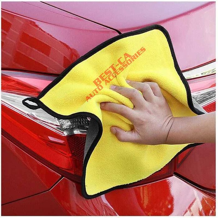 Universal prosop microfibra 40x40 cm Negru/Galben/Gri