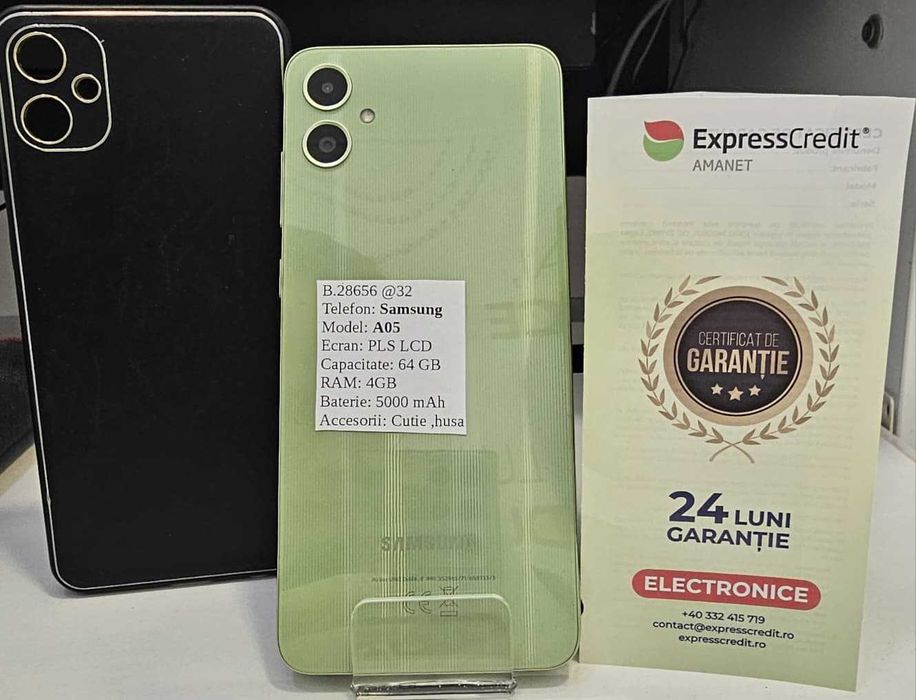 Telefon Samsung A05 (AG32 B.28656) Garantie 2 Ani!