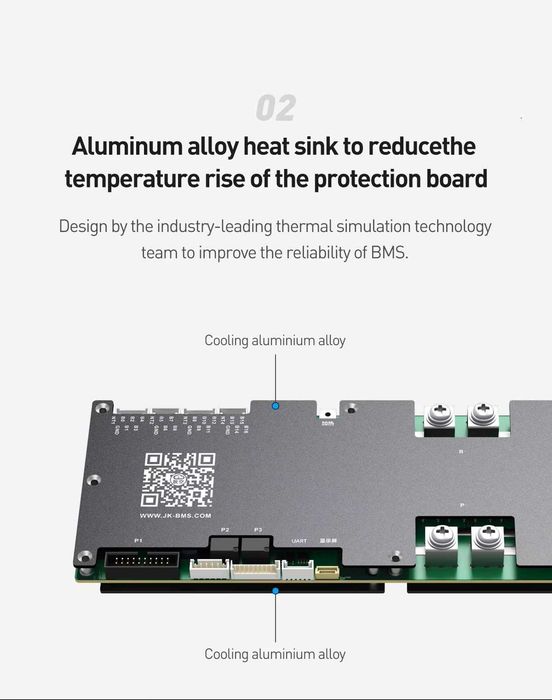 JK BMS 200A JK-PB2A16S20P 4.3 LCD active balance equalizer LiFePO4 БМС