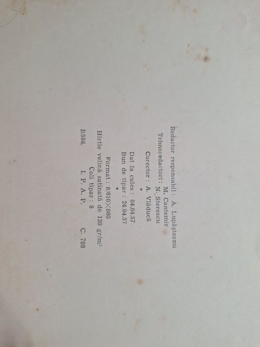 Carte veche de istorie lui Stefan Cel Mare
