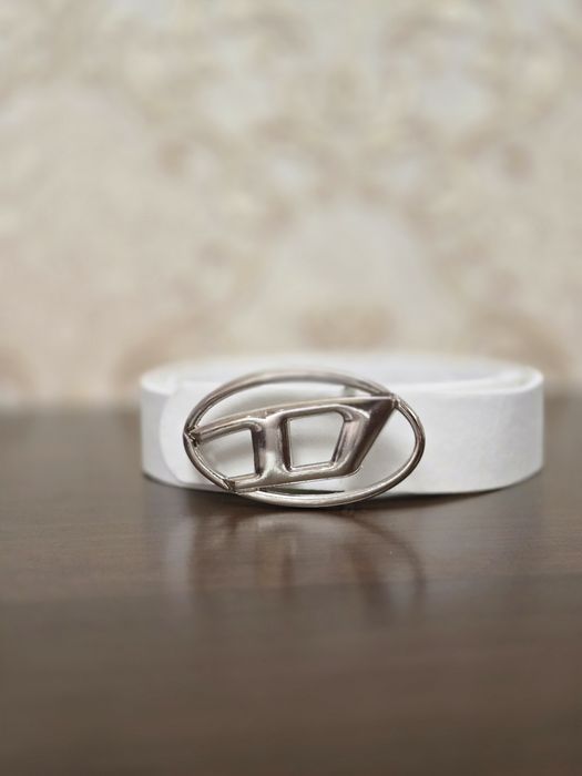 Ремень Diesel белый