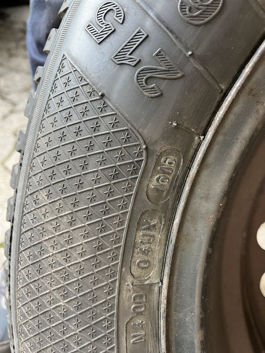 Jante 5x114.3mm anvelope iarna 215/65 R16, Dacia Duster Nissan Renault