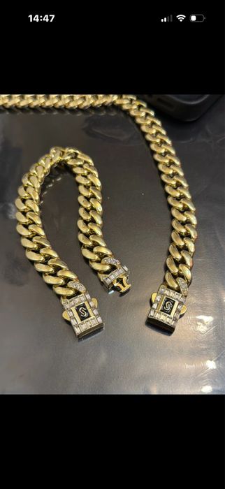 Cuban monaco 14k