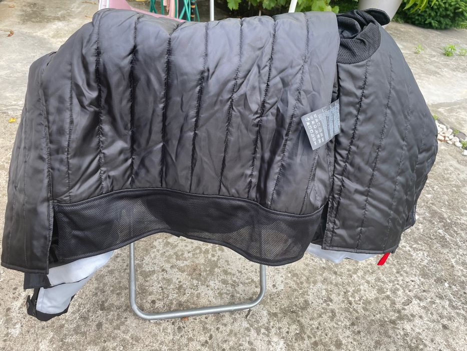 Geaca Moto Spidi  negru-gri măsura L