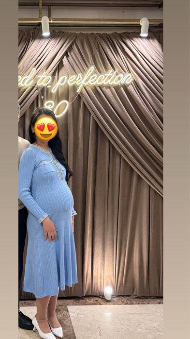 Продается красивое голубое платье