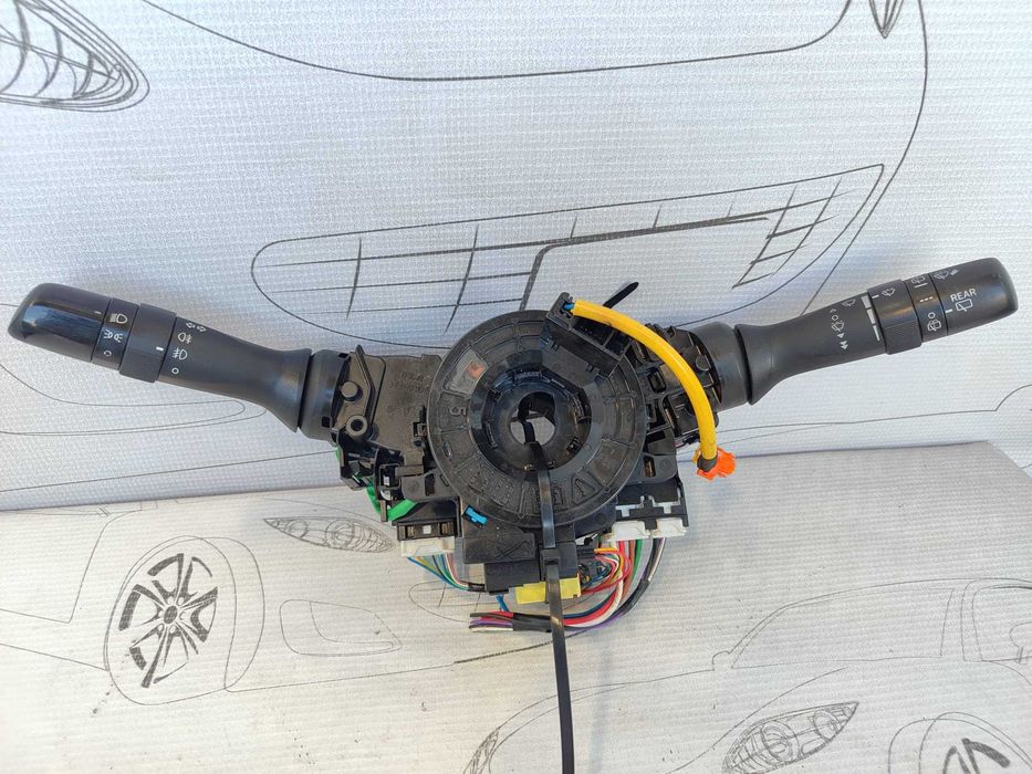 Ansamblu manete comenzi volan + spiră Toyota Prius XW30 17F060 2012 / [2009-2015] / (5B3)