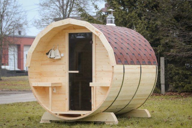 Мини баня из дерево