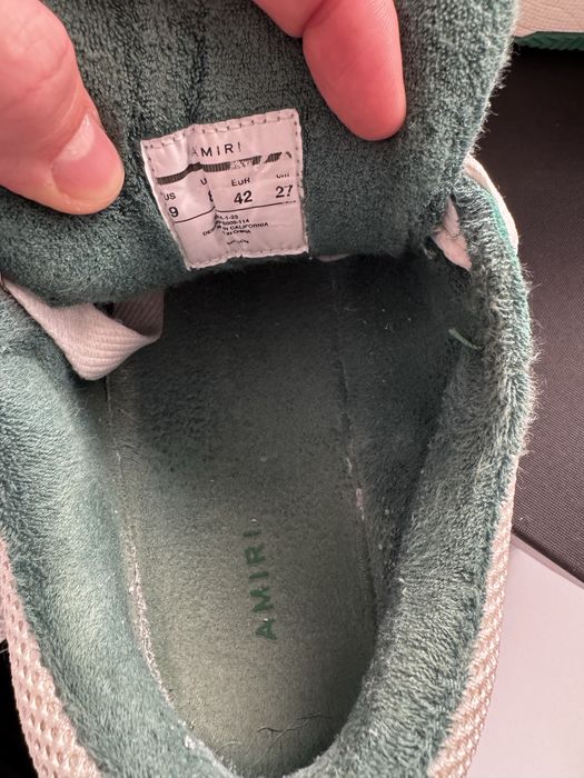 AMIRI MA-1 White/Green