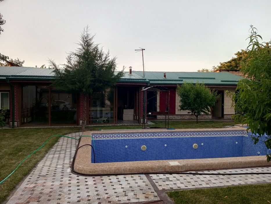 Дача паркент 6 соток дом из 4 комнаты кухня санузел летняя кухня сауна