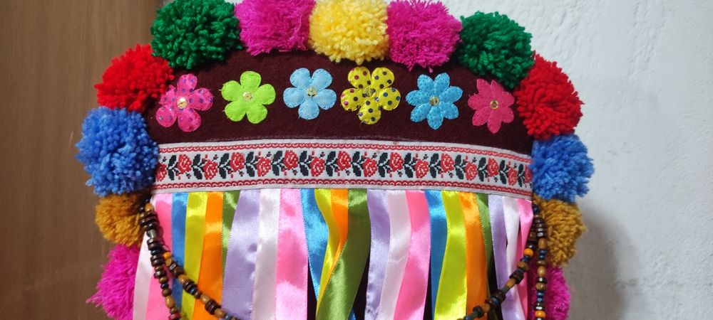 Кукерска маска, гугла,капашон, нова, новодел