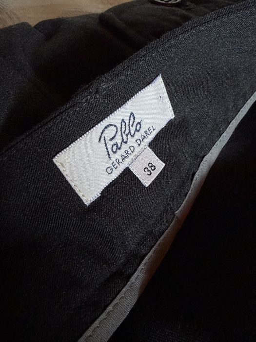 Gerard Darel, premium, 77% lână, pantaloni gri, stofă