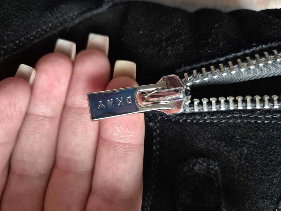 Дамски боти DKNY Montreal Boots черни, велур, 39